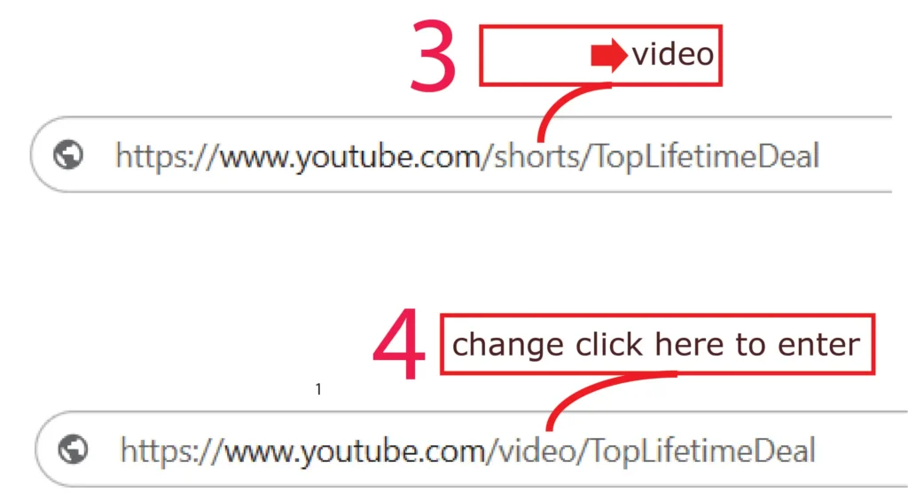 Step 3: Paste the link-Free YouTube Shorts Video Downloader