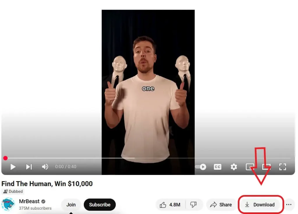 Step 4: Access the Video Page-Free YouTube Shorts Video Downloader