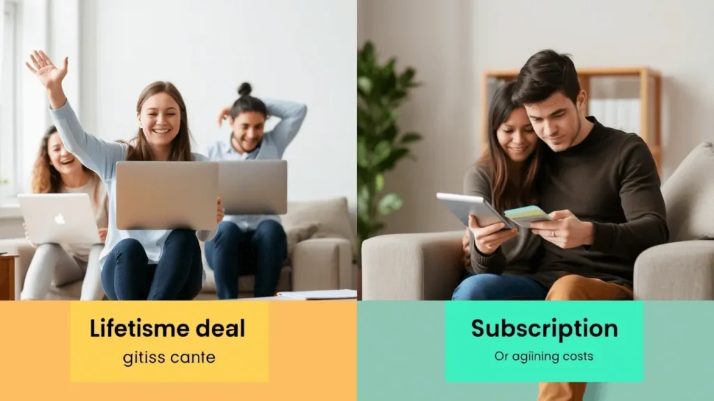 Lifetime-deal buyers vs. subscription -customers are divided-Increase Lifetime Deal Customers