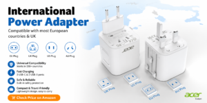 Acer Universal Travel Plug Adapter Review: A Practical Choice for International Travel