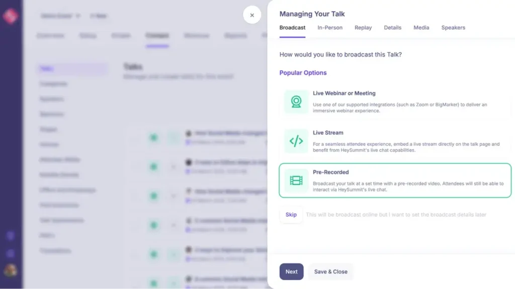 heysummit-live-webinar-broadcast-settings